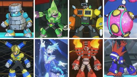 megaman 11 bosses
